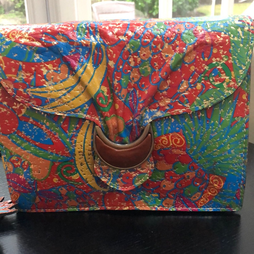 Patrica NASH  TROPICAL Colorful Floral Pattern Women's Clutch - Multicolor